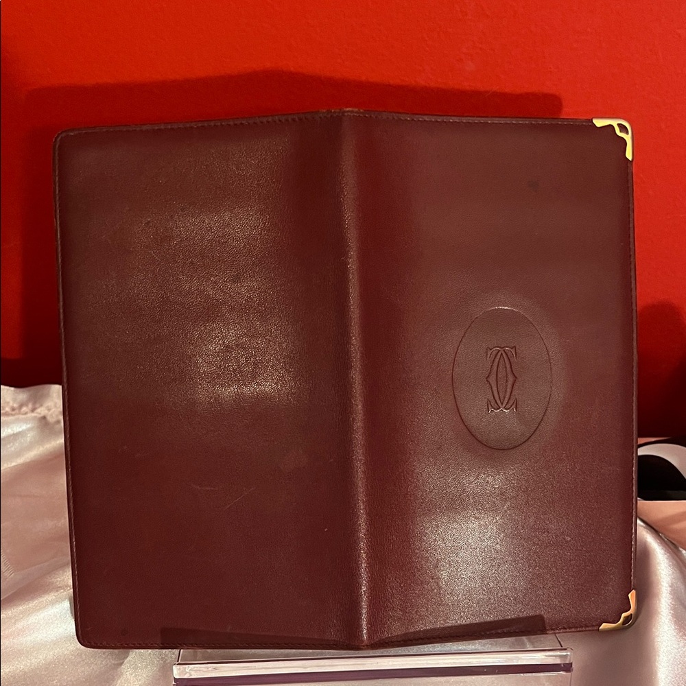 Cartier Deep Red Leather Card Holder - Picture 12 of 12